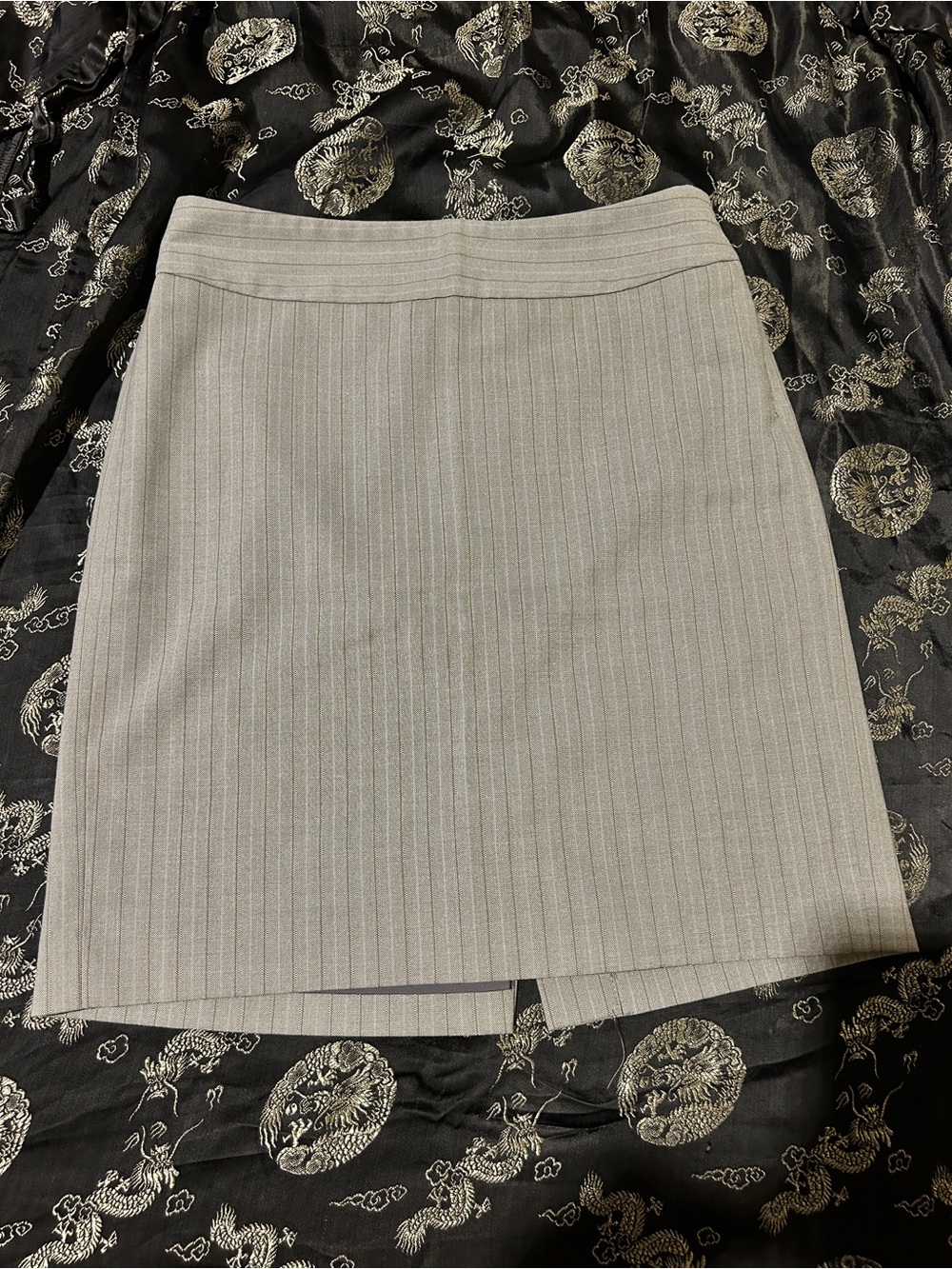 Classic Neutral Pinstripe Pencil Skirt - Women banana Republic